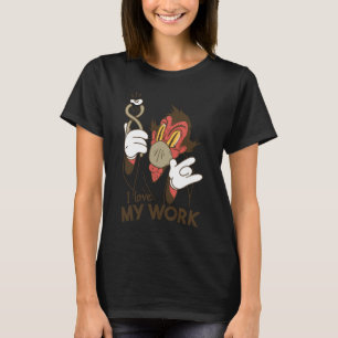 Ik hou van Mijn werk voor tandarts of tandheelkund T-shirt