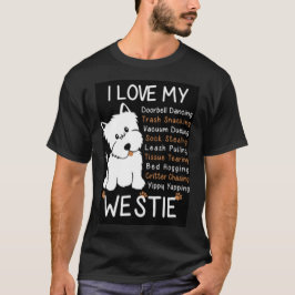 Ik hou van mijn Westie T-shirt