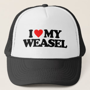 IK HOU VAN MIJN WEZEL TRUCKER PET
