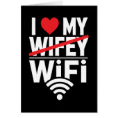 Ik hou van mijn WiFi (niet Wifey) - grappig (Voorkant)