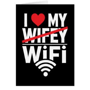 Ik hou van mijn WiFi (niet Wifey) - grappig