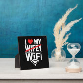 Ik hou van mijn WiFi (niet Wifey) - grappig Fotoplaat (Insitu)