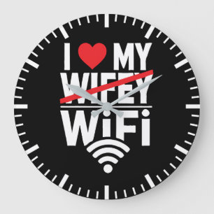 Ik hou van mijn WiFi (niet Wifey) - grappig Grote Klok
