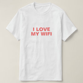 Ik hou van mijn WiFi T-shirt