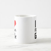 Ik hou van mijn wiskunde geek koffiemok (Center)
