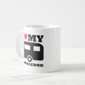 Ik hou van mijn wobbelbox koffiemok (Voorkant links)