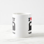 Ik hou van mijn wobbelbox koffiemok (Center)