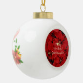 Ik hou van mijn wonderbaarlijke kleindochter, Kers Keramische Bal Ornament (Links)