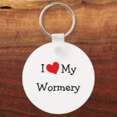 Ik hou van mijn Wormery Sleutelhanger (Voorkant)