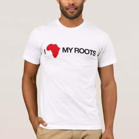Ik hou van mijn wortels #2 t-shirt (Voorkant)