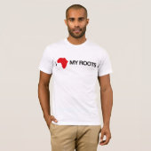 Ik hou van mijn wortels #2 t-shirt (Voorkant volledig)