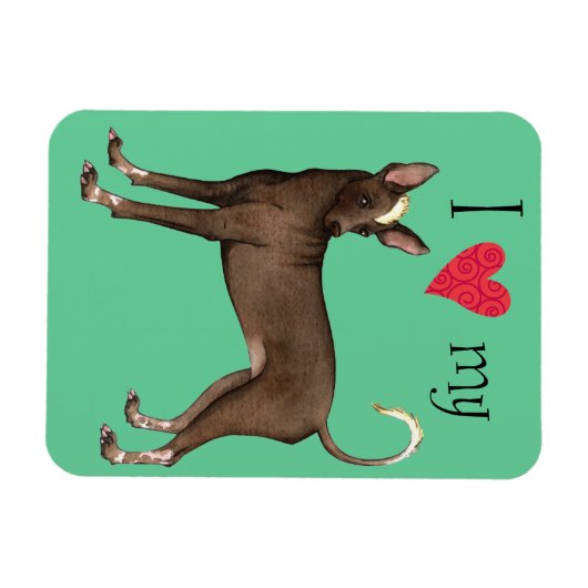 Ik hou van mijn Xolo Magneet (Horizontaal)