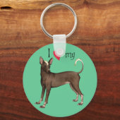 Ik hou van mijn Xolo Sleutelhanger (Voorkant)