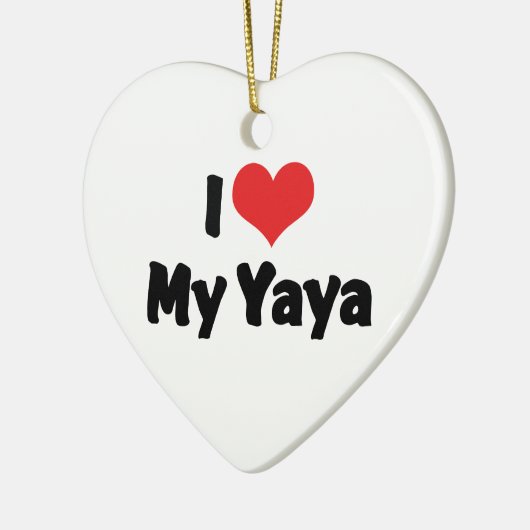 Ik hou van mijn Yaya Ornament (Links)