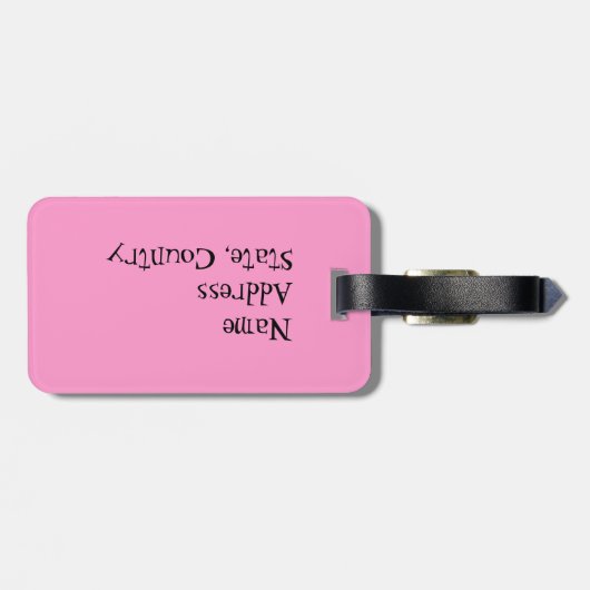 Ik hou van mijn Yorkie Bagagelabel (Achterkant horizontaal)