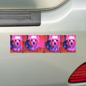 IK HOU VAN MIJN YORKIE!  Bumpersticker (Op auto)