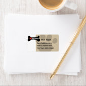 Ik hou van mijn Yorkie - Dog Bone Etiket (Insitu)