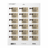 Ik hou van mijn Yorkie - Dog Bone Etiket (Full Sheet)