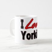 Ik hou van mijn Yorkie-Poo Koffiemok (Voorkant links)