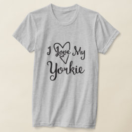 Ik hou van mijn Yorkie T-shirt