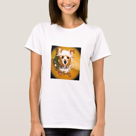 IK HOU VAN MIJN YORKIE! T-shirt (Voorkant)