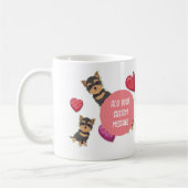 Ik hou van mijn Yorkshire Terrier Dog Ggloart Koffiemok (Links)