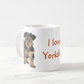 Ik hou van mijn Yorkshire Terrier mok (Voorkant links)