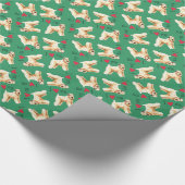 Ik hou van mijn zachte beklede Wheaten Terrier Cadeaupapier (Hoek)