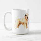 Ik hou van mijn zachte beklede Wheaten Terrier Koffiemok (Links)