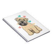 Ik hou van mijn zachte gecoate tarweterriër honden notitieboek (Rechterzijde)