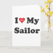 Ik hou van mijn zeeman! kaart (Gele Bloem)