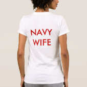 Ik hou van mijn zeeman-NAVY WIFE T-shirt (Achterkant)