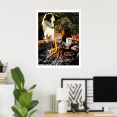 Ik hou van mijn zeldzame haring poster (Thuiskantoor)