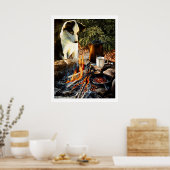 Ik hou van mijn zeldzame haring poster (Keuken)