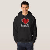 Ik hou van mijn zielsverwant hoodie (Voorkant volledig)