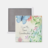 Ik hou van mijn zoete kleindochter,  design magneet (Voorkant / Achterkant)