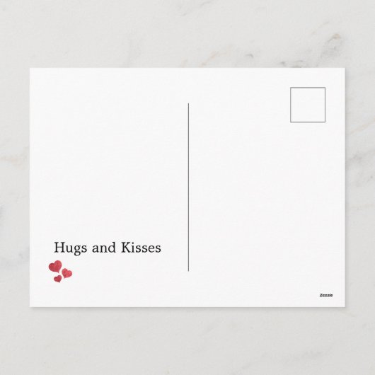 Ik hou van mijn zoete kleinzoon...Valentijn wensen Feestdagenkaart (Achterkant)