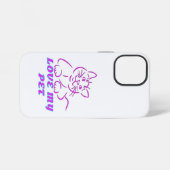 IK HOU VAN MIJN ZOETE ROZE HUISKAT iPhone HOESJE (Achterkant horizontaal)