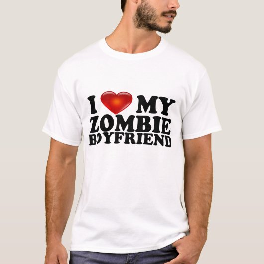 Ik hou van mijn Zombie BF Shirt (Voorkant)