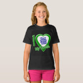 Ik hou van mijn Zombie met je foto T-shirt (Voorkant volledig)