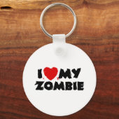 Ik hou van mijn Zombie Sleutelhanger (Voorkant)