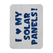 Ik hou van mijn zonnepanelen magneet (Verticaal)