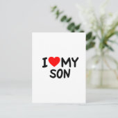 Ik hou van mijn zoon briefkaart (Staand voorkant)