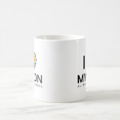Ik hou van mijn zoon koffiemok (Center)