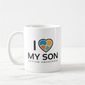 Ik hou van mijn zoon koffiemok (Links)