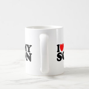 Ik hou van mijn zoon koffiemok
