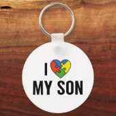 Ik hou van mijn zoon sleutelhanger (Voorkant)