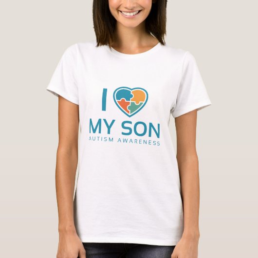 Ik hou van mijn zoon t-shirt (Voorkant)