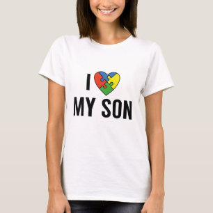 Ik hou van mijn zoon t-shirt