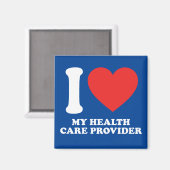 Ik hou van mijn zorgleverancier magneet (Voorkant / Achterkant)